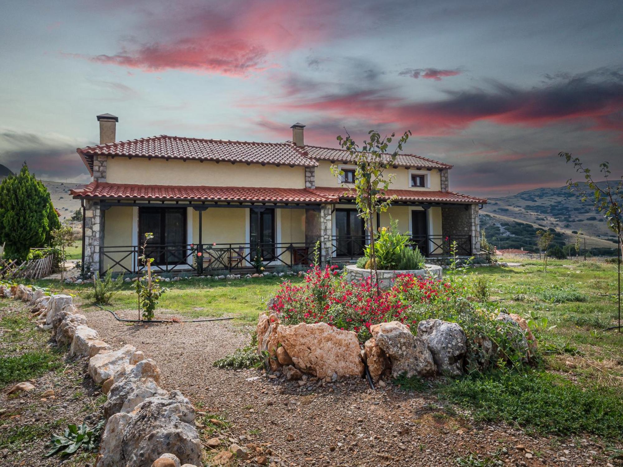 Chalet Renata 1 Livadi Arachovas Kalívia エクステリア 写真
